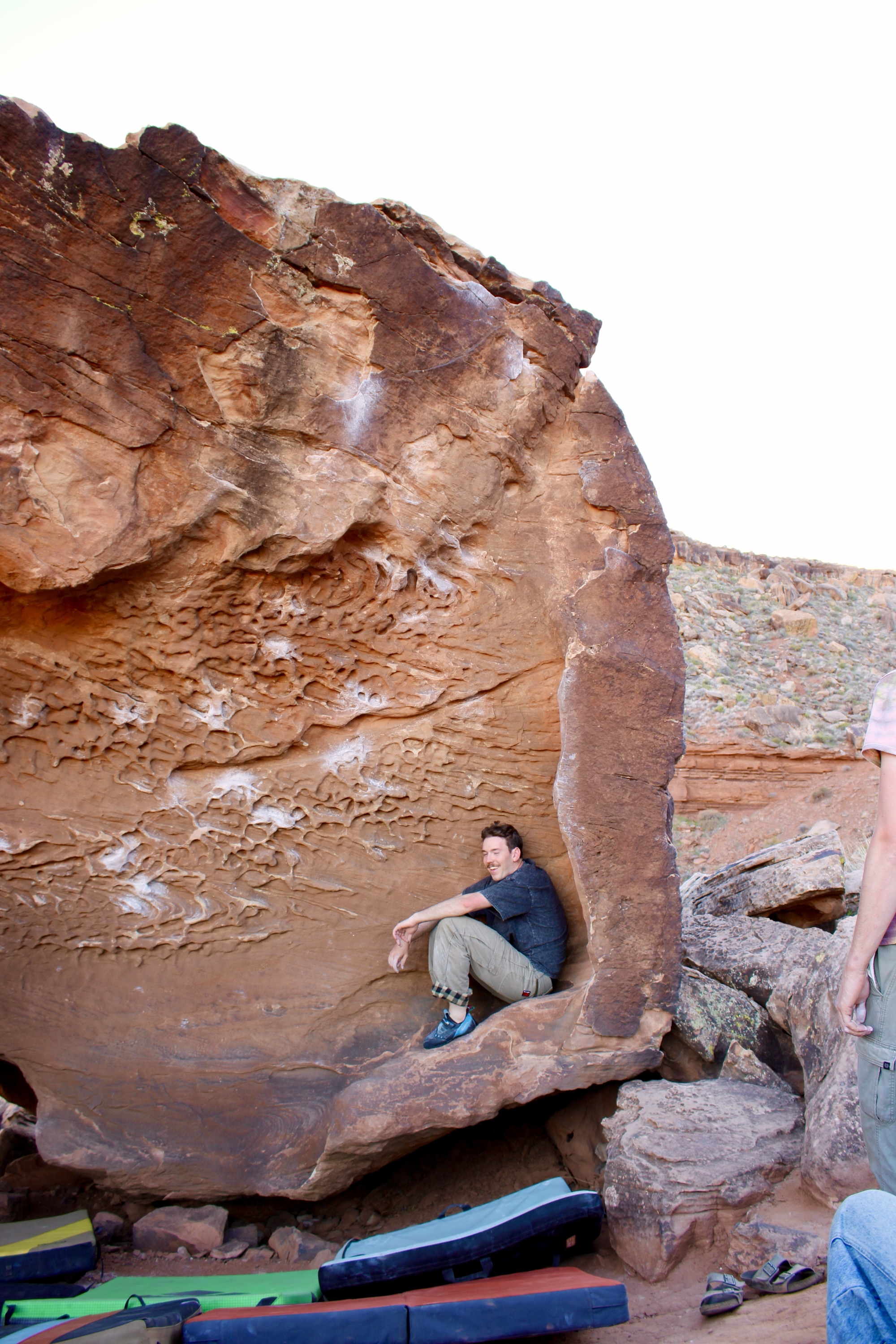 Bouldering portrait