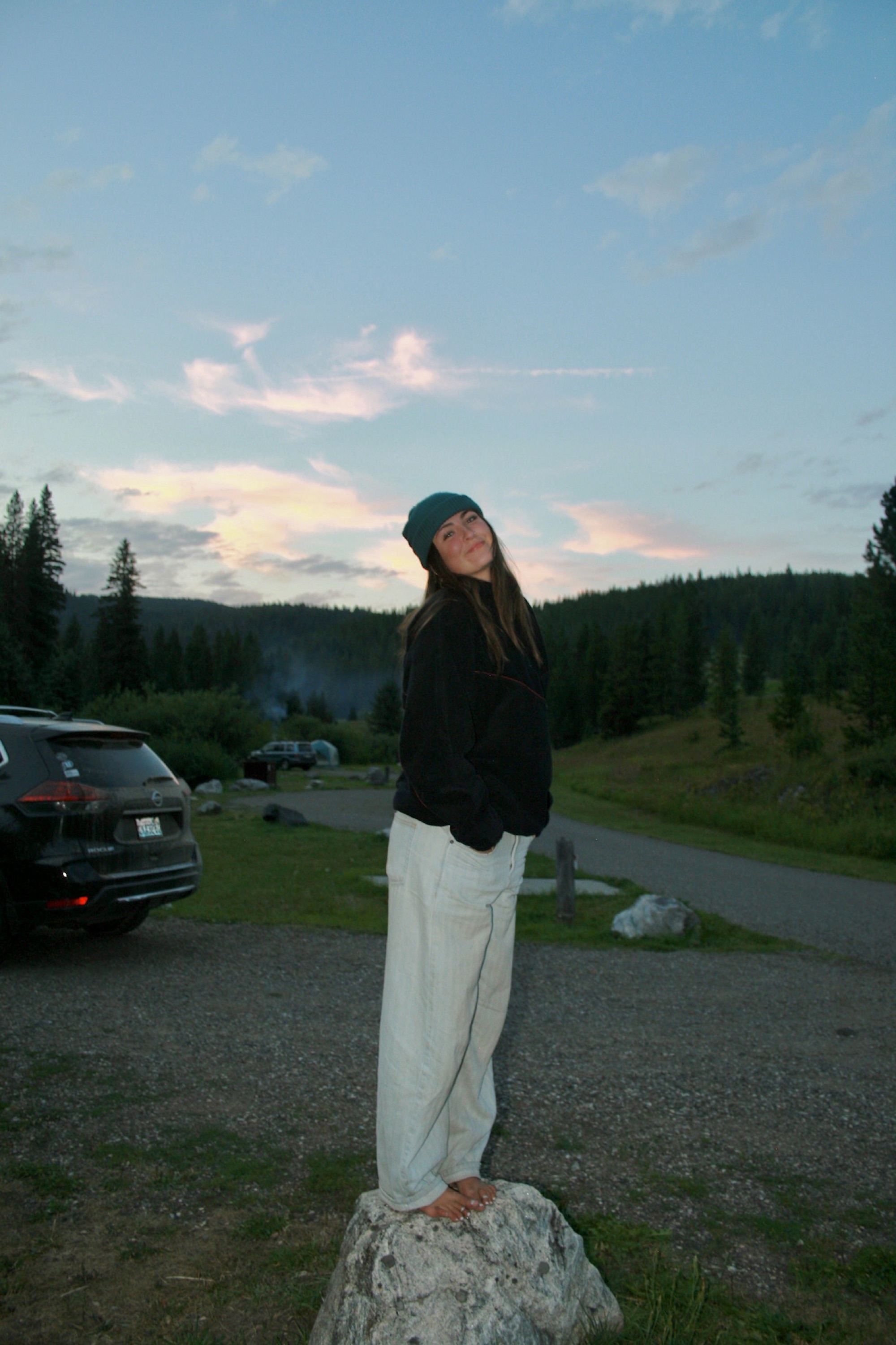 Mountain landscape portrait