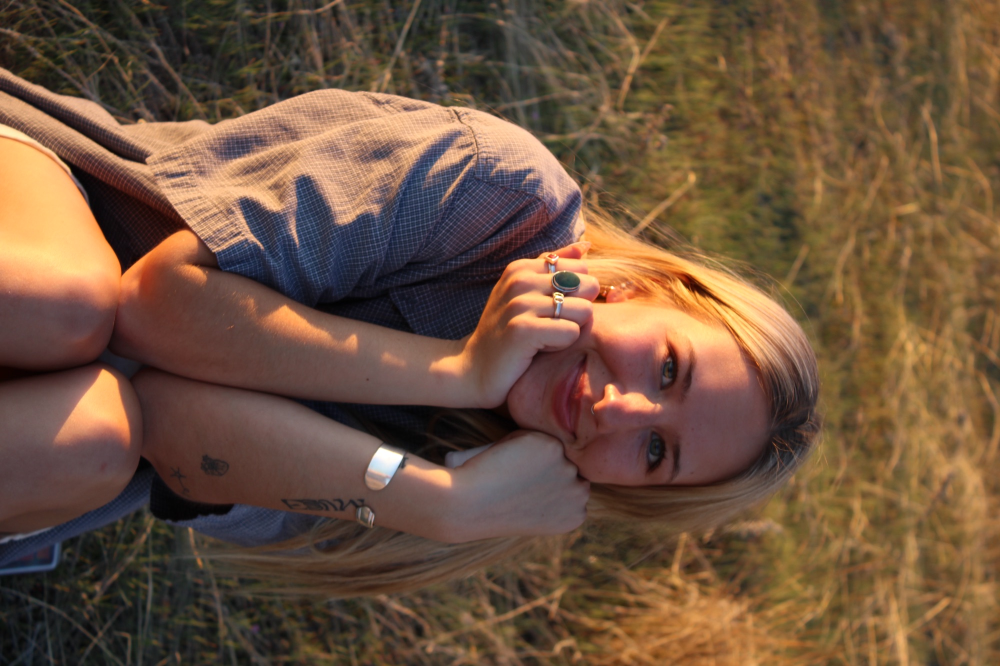 Golden hour senior portrait