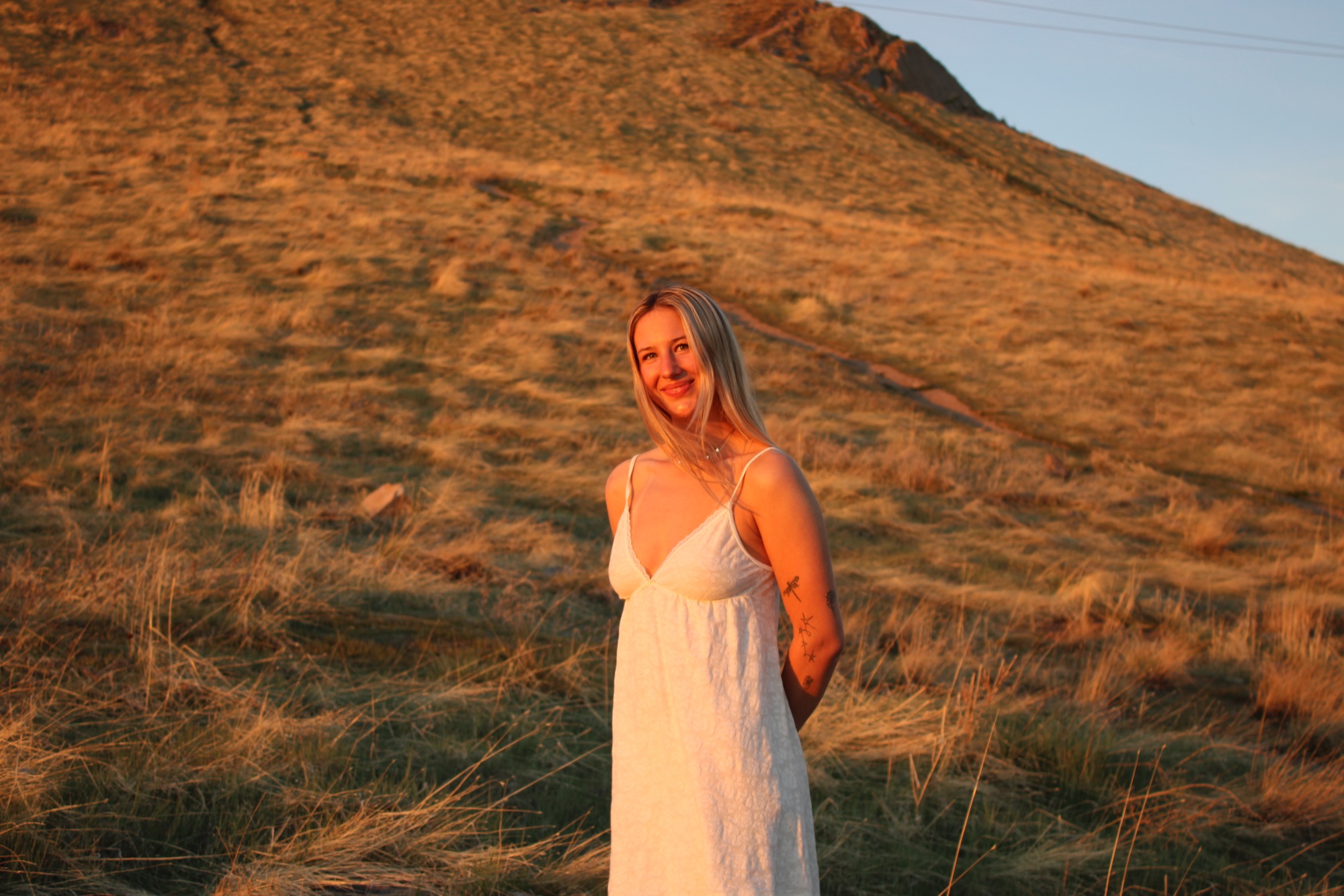 Red rock formation portrait